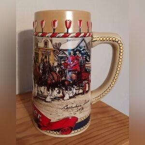 Anheuser Busch Collectors Edition 1986 Budweiser Series B Stein Excellent Cond.